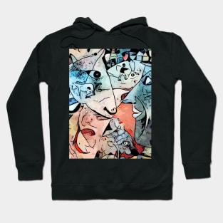 Miro meets Chagall (I and the village) Hoodie